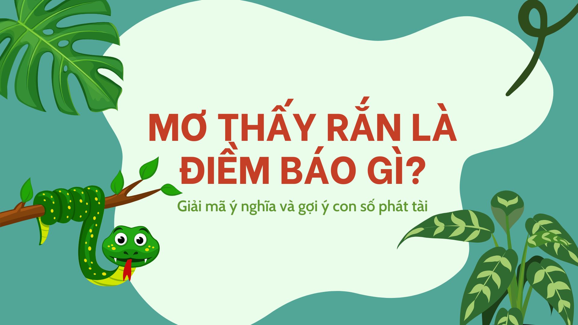 Mơ thấy rắn là điềm lành hay dữ? Giải mã ý nghĩa và gợi ý con số phát tài