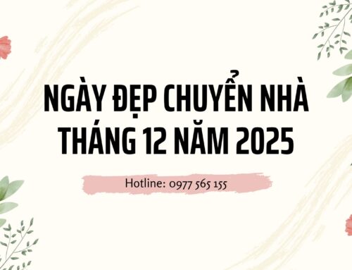 Ngày đẹp chuyển nhà tháng 12 năm 2025 theo phong thủy